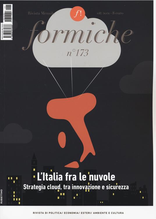 Formiche (2021). Vol. 173: Italia tra le nuvole. Strategia cloud, tra innovazione e sicurezza, L'. - copertina