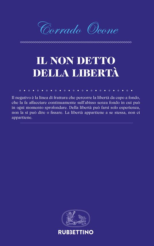 Il non detto della libertà - Corrado Ocone - copertina