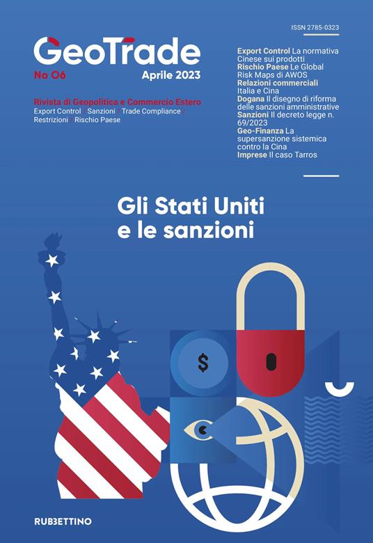 GeoTrade. Rivista di geopolitica e commercio estero (2023). Vol. 6: Gli Stati Uniti e le sanzioni - copertina