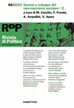 Rivista di politica (2023). Vol. 4: Genesi e sviluppo del neo-marxismo europeo/2