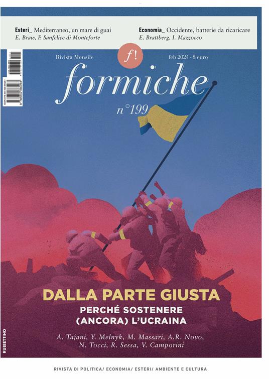 Formiche (2024). Vol. 199: Dalla parte giusta. Perché sostenere (ancora) l'Ucraina - copertina