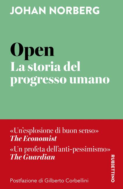 Open. La storia del progresso umano - Johan Norberg - copertina