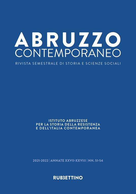 Abruzzo contemporaneo (2021-2022). Vol. 51-54 - copertina
