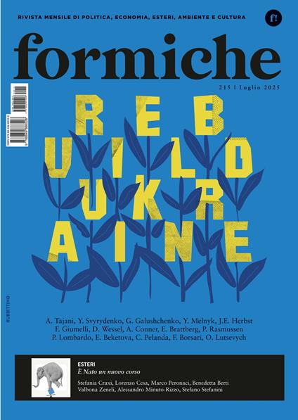 Formiche (2025). Vol. 215: Rebuild Ukraine - copertina