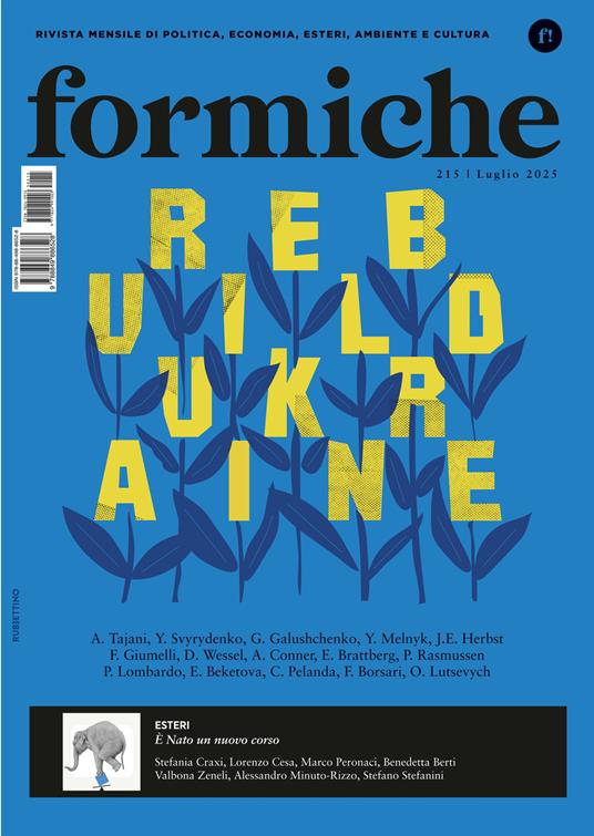 Formiche (2025). Vol. 215: Rebuild Ukraine - copertina