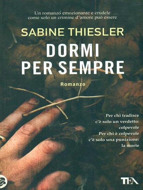 Dormi per sempre - Sabine Thiesler - copertina