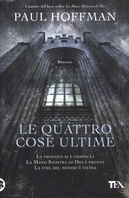 Le quattro cose ultime - Paul Hoffman - copertina