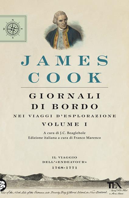Giornali di bordo nei viaggi d'esplorazione. Vol. 1: Il viaggio dell'«Endeavour» 1768-1771. - James Cook - copertina