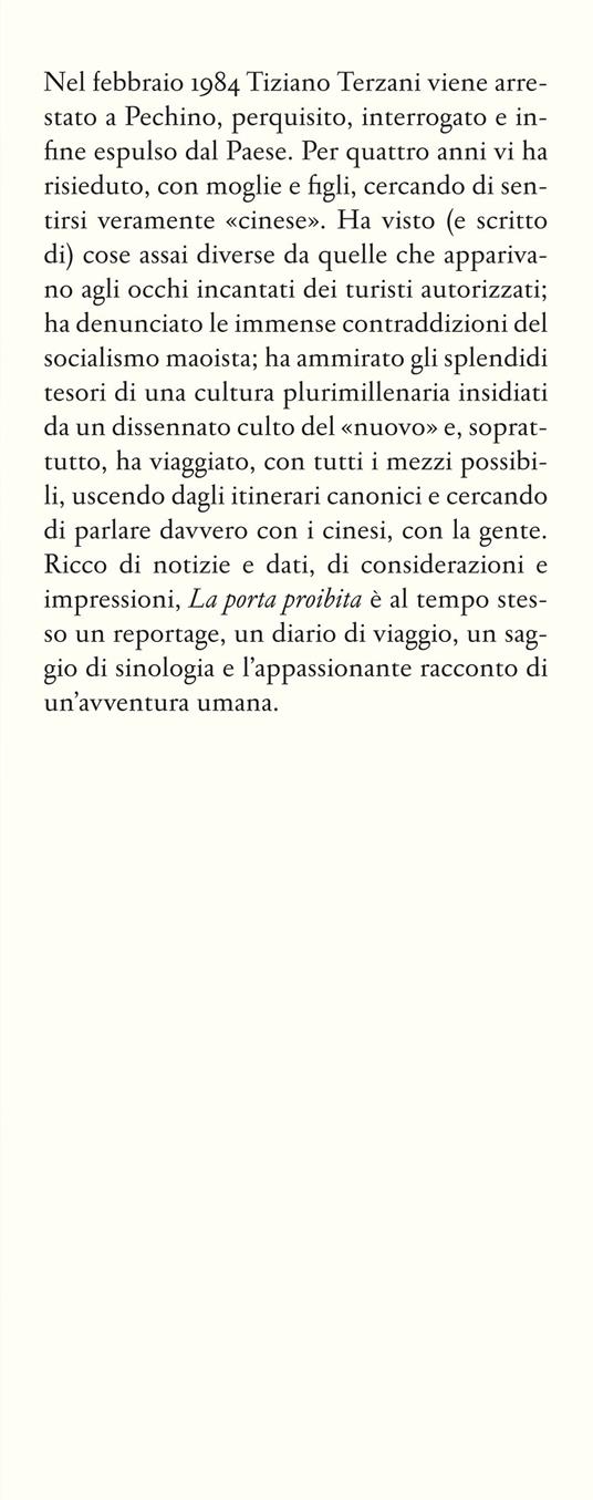 La porta proibita - Tiziano Terzani - 2