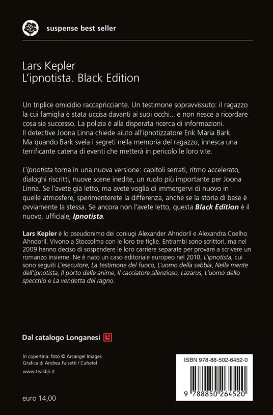 L'ipnotista. Black edition - Lars Kepler - 2