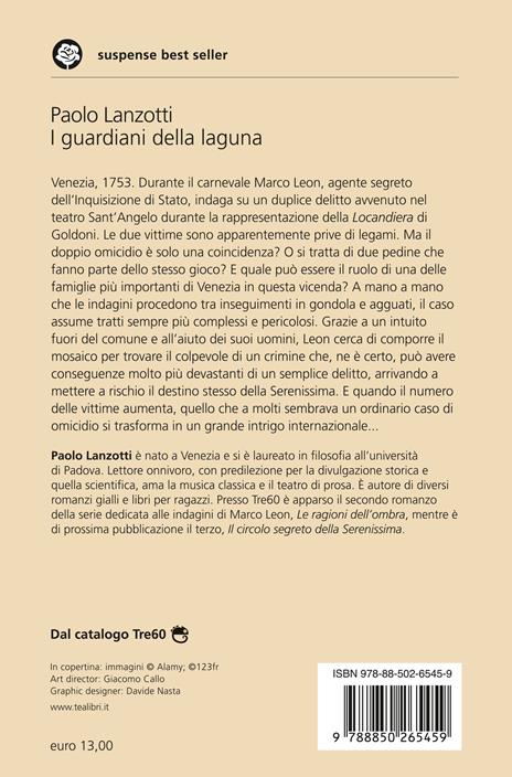 I guardiani della laguna. Venezia 1753. La prima indagine di Marco Leon, agente dell'Inquisizione di Stato - Paolo Lanzotti - 2