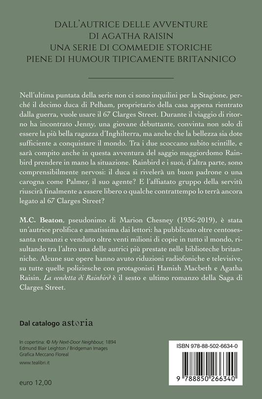 La vendetta di Rainbird. 67 Clarges Street - M. C. Beaton - 2