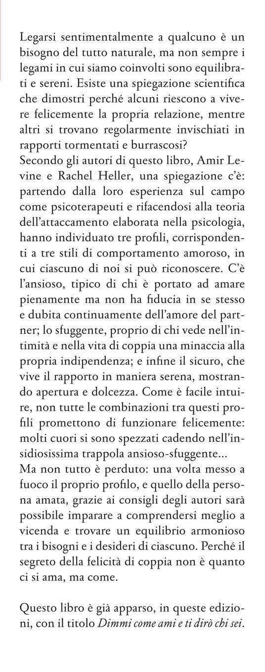 Insieme. La scienza delle relazioni: come trovare e conservare l'amore - Amir Levine,Rachel Heller - 2