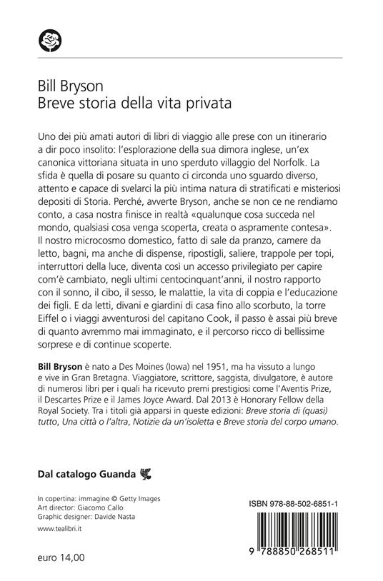 Breve storia della vita privata - Bill Bryson - 2