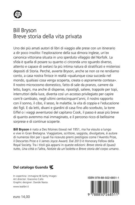 Breve storia della vita privata - Bill Bryson - 2