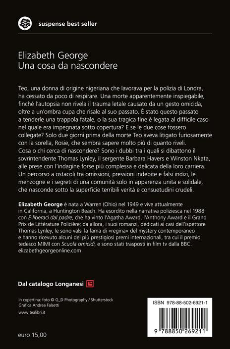 Una cosa da nascondere - Elizabeth George - 2