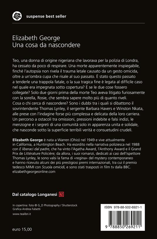 Una cosa da nascondere - Elizabeth George - 2