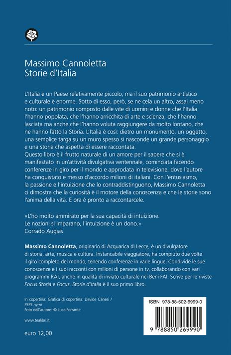 Storie d'Italia. Vite straordinarie che raccontano un Paese meraviglioso - Massimo Cannoletta - 2