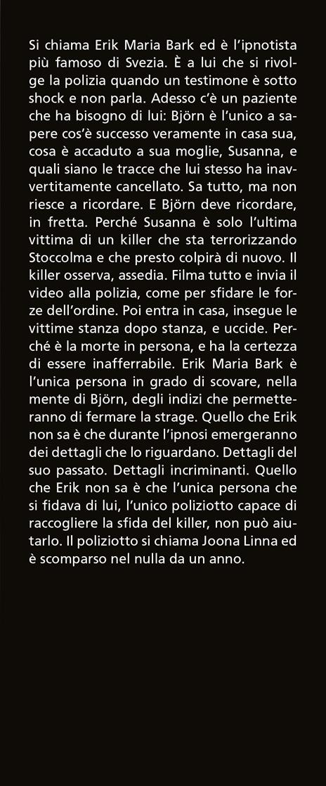 Nella mente dell'ipnotista - Lars Kepler - 2