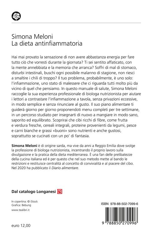 La dieta antinfiammatoria - Simona Meloni - 2