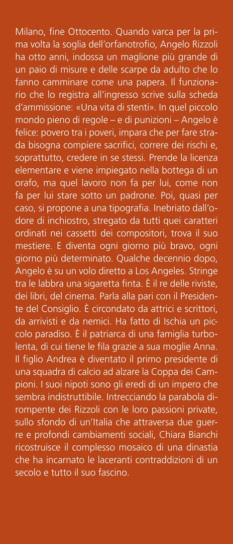 Il canto della fortuna. La saga dei Rizzoli - Chiara Bianchi - 2