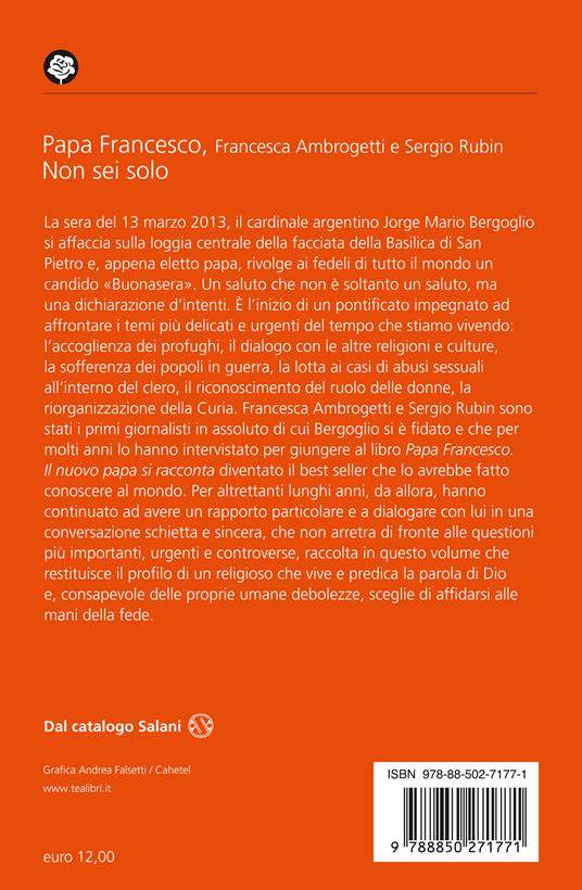Non sei solo. Sfide, risposte, speranze - Sergio Rubin,Francesco (Jorge Mario Bergoglio),Francesca Ambrogetti - 2