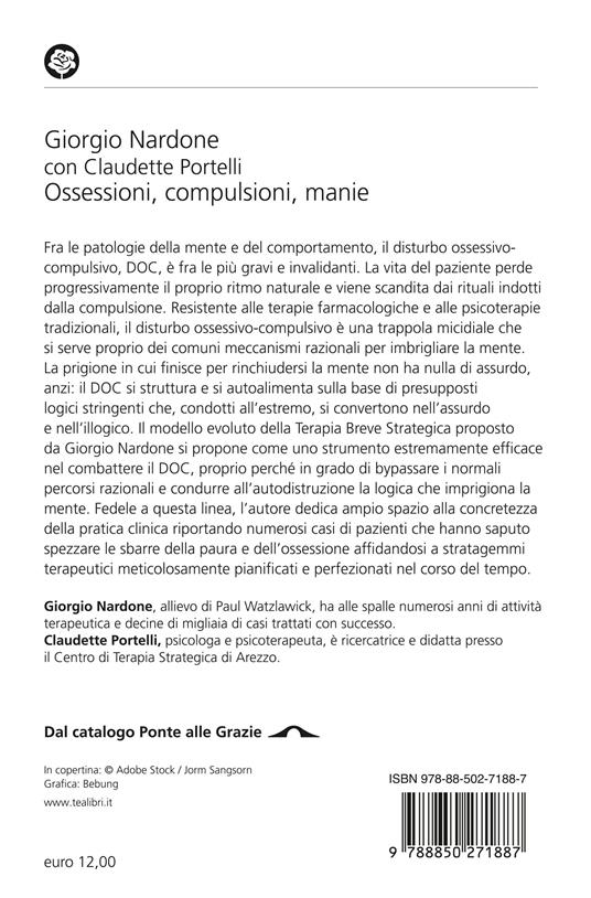 Ossessioni, compulsioni, manie - Giorgio Nardone,Claudette Portelli - 2