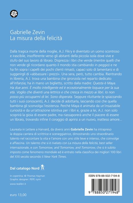 La misura della felicità - Gabrielle Zevin - 2