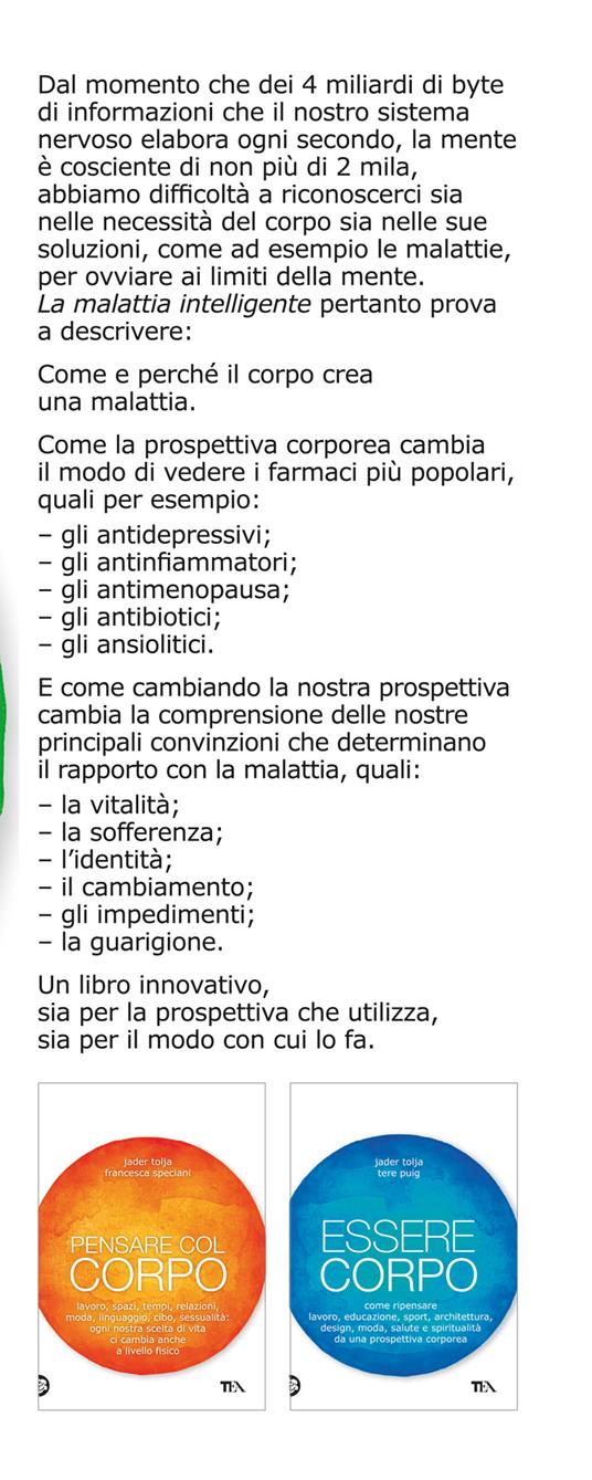 La malattia intelligente. Ripensare le malattie dal punto di vista del corpo - Jader Tolja,Divna Slavec - 2