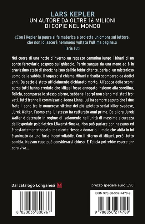 L'uomo della sabbia - Lars Kepler - 2