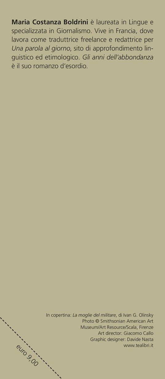 Gli anni dell'abbondanza - Maria Costanza Boldrini - 3