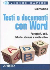 Testi e documenti con Word - copertina