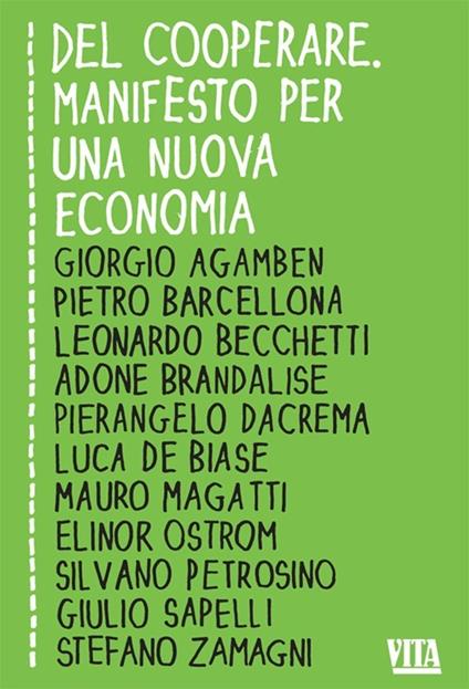 Del cooperare. Manifesto per una nuova economia - copertina