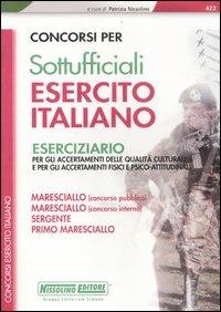 Concorsi per sottufficiali esercito italiano. Eserciziario - copertina