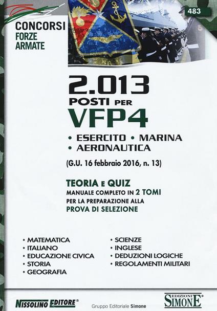 2013 posti per VFP4. Teoria e quiz - copertina