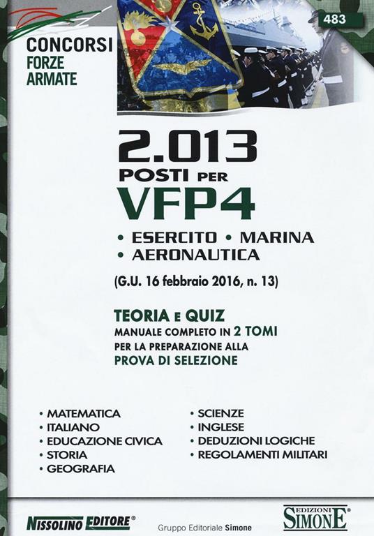 2013 posti per VFP4. Teoria e quiz - copertina