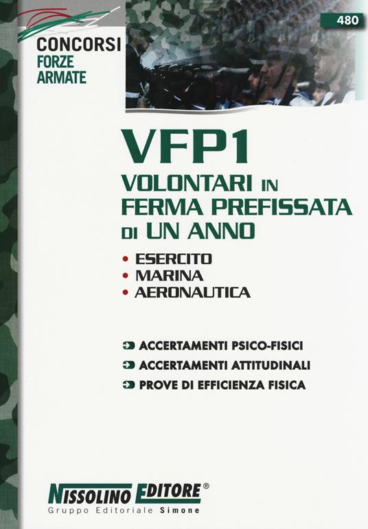 VFP1 Volontari in ferma prefissata di un anno. Esercito, Marina, Aeronautica - copertina