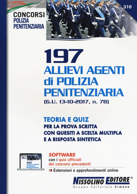 197 allievi agenti di polizia penitenziaria (G.U. 13-10-2017, n.78). Teoria e quiz. Con Contenuto digitale per download e accesso on line - copertina