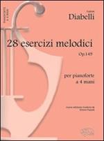 Ventotto esercizi melodici. Op. 149. Per pianoforte a 4 mani