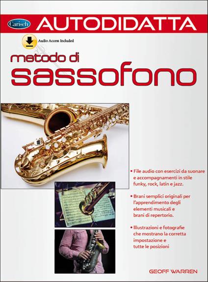 Sassofonista autodidatta. Con File Audio Online - copertina