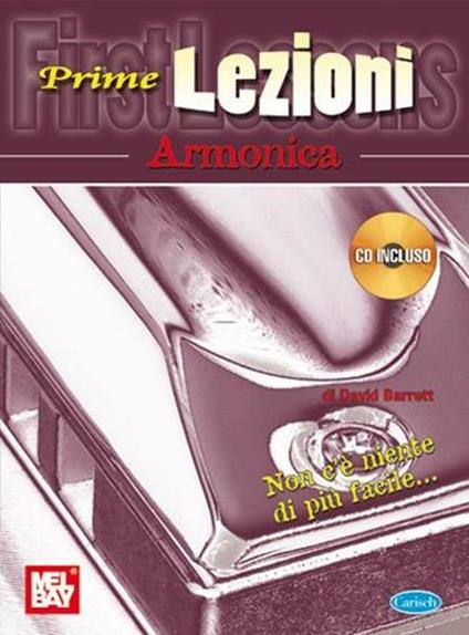  Prime Lezioni di Armonica + Cd. David Barret - copertina