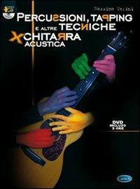 Percussioni, tapping e altre tecniche per chitarra acustica. Con DVD - Massimo Varini - copertina