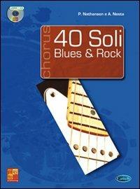 40 soli blues & rock. Con CD Audio - Peter Nathanson,Antonello Nesta - copertina