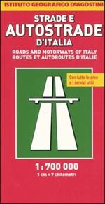 Strade e autostrade d'Italia 1:700.000