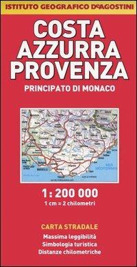 Costa Azzurra, Provenza, Principato di Monaco 1:200.000 - copertina