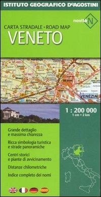 Veneto 1:200 000. Ediz. multilingue - copertina