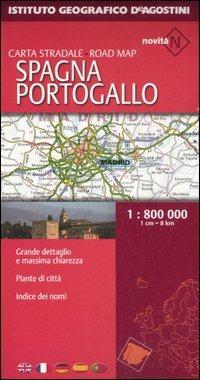 Spagna, Portogallo. Carta stradale 1:800.000 - copertina