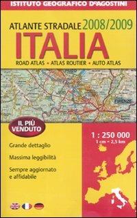 Atlante stradale Italia 1:250.000 2008-2009. Con CD-ROM - copertina