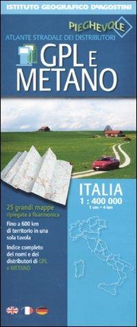 Atlante stradale dei distributori GPL e metano 1:400.000 - copertina