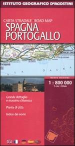 Spagna. Portogallo 1:800.000